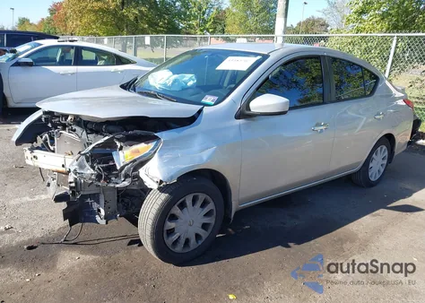 2019 Nissan Versa 1.6 Sv from USA, damaged, VIN 3N1CN7AP2KL86784